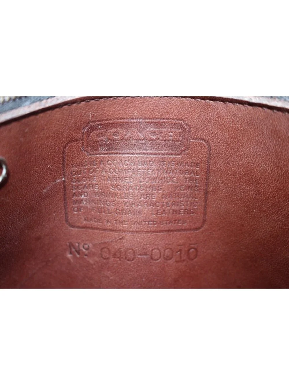Coach Vintage - Plaza Bag 9860 in Mahogany, Pre-1994, USA - Picture 5 of 15